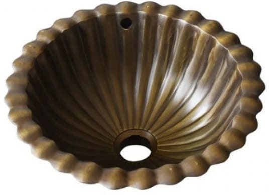 Chậu lavabo đặt bàn đồng thau Kanly GCL09 