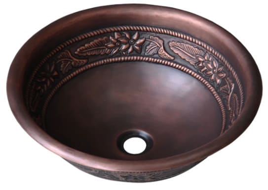 Chậu lavabo đặt bàn đồng thau Kanly RSC304