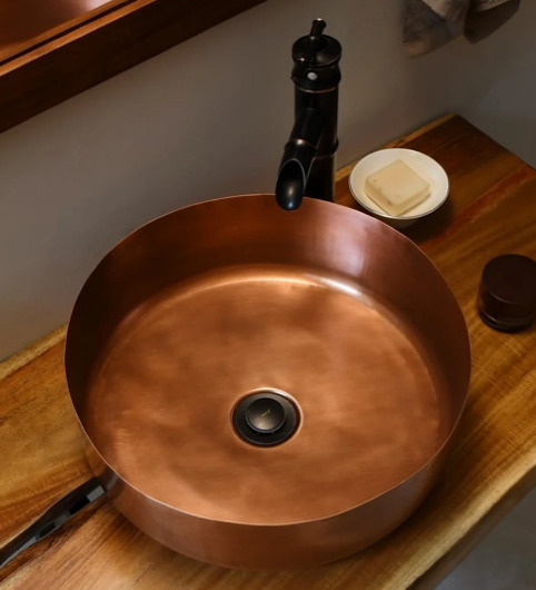 Chậu lavabo đặt bàn đồng Kanly RSC402V 