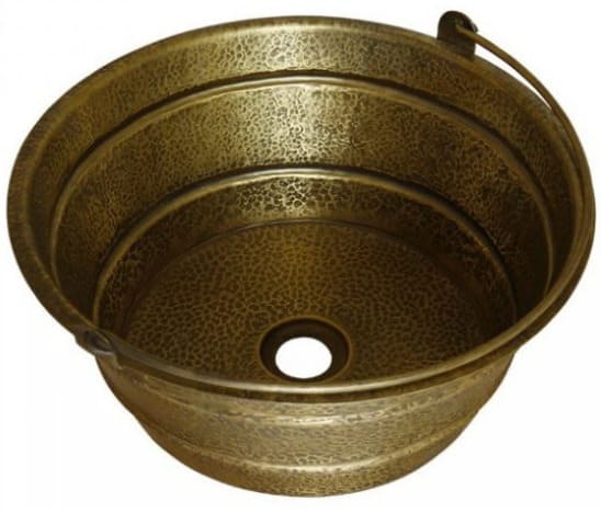 Chậu lavabo đặt bàn đồng có quai xách Kanly RSC411V 