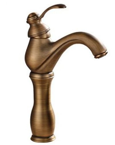 Vòi lavabo nóng lạnh bằng đồng cổ điển Kanly GCA09 
