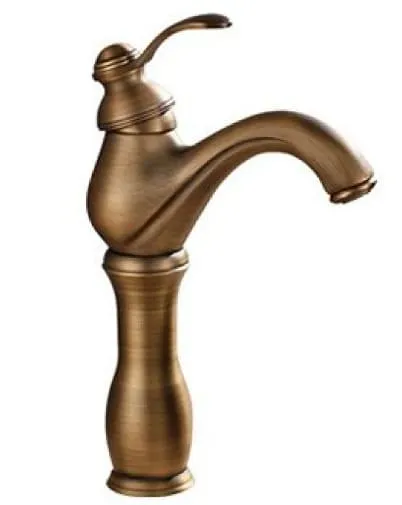 Vòi lavabo nóng lạnh bằng đồng cổ điển Kanly GCA09