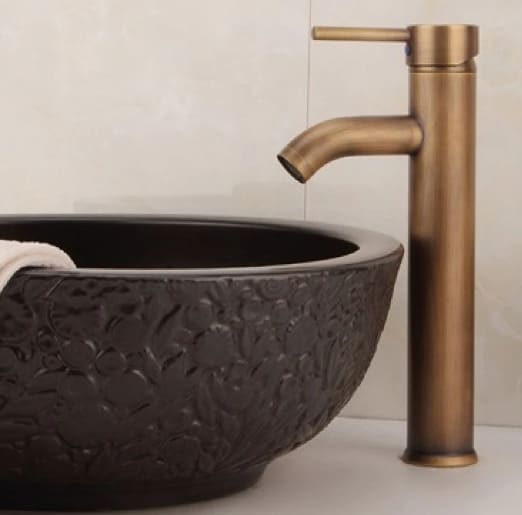 Vòi lavabo nóng lạnh bằng đồng cổ điển Kanly GCA20 