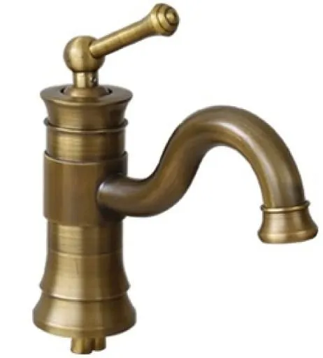 Vòi lavabo nóng lạnh bằng đồng cổ điển Kanly GCV16 