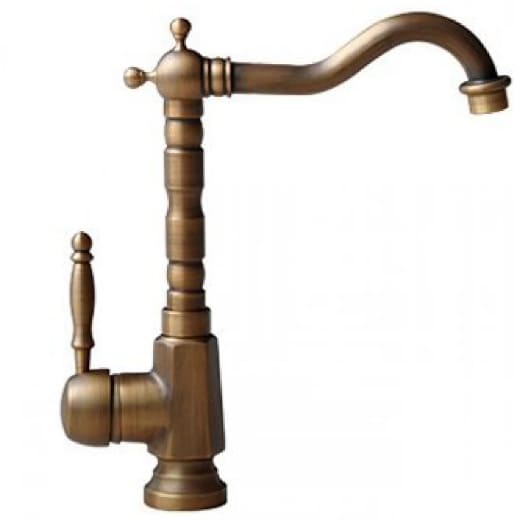 Vòi rửa bát nóng lạnh đồng cổ điển Kanly GCC04 