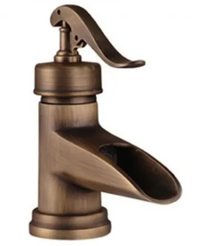 Vòi lavabo nóng lạnh bằng đồng cổ điển Kanly GCV04