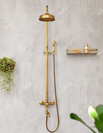 Sen tắm đứng nóng lạnh bằng đồng Kanly GCS11
