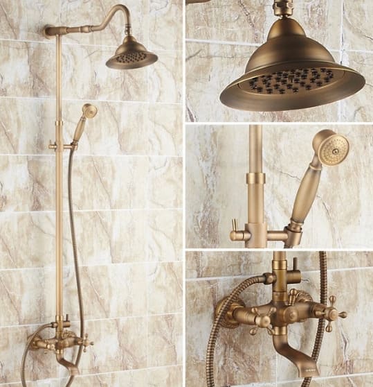 Sen tắm đứng nóng lạnh bằng đồng Kanly GCS13 