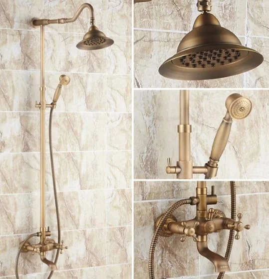 Sen tắm đứng nóng lạnh bằng đồng Kanly GCS13 