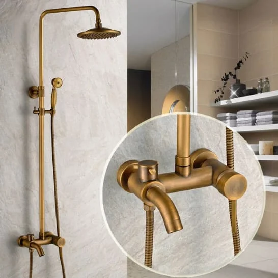 Sen tắm đứng nóng lạnh bằng đồng Kanly GCS18 