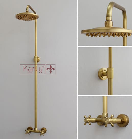 Sen tắm đứng nóng lạnh bằng đồng Kanly GCS30