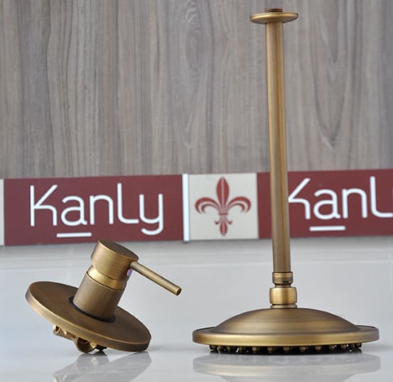 Sen tắm âm tường nóng lạnh bằng đồng Kanly GCS72 