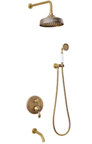 Sen tắm âm tường nóng lạnh bằng đồng Kanly GCS78