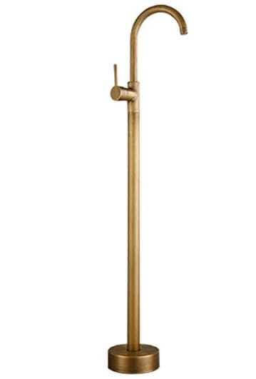 Sen bồn tắm nóng lạnh đặt sàn bằng đồng cổ điển Kanly GCAH6 