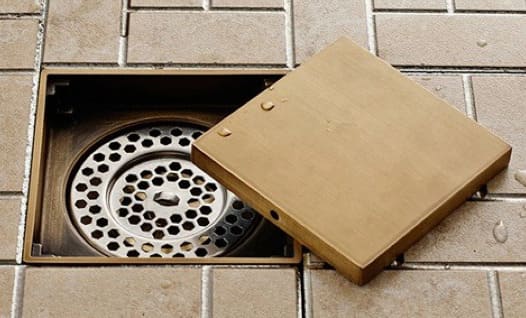 Phễu thoát sàn bằng đồng Kanly GCP10 