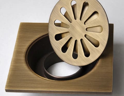 Phễu thoát sàn bằng đồng Kanly GCP13 