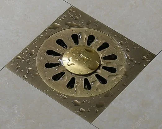 Phễu thoát sàn bằng đồng Kanly GCP13