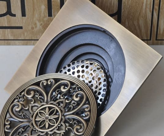 Phễu thoát sàn bằng đồng Kanly GCP15C 