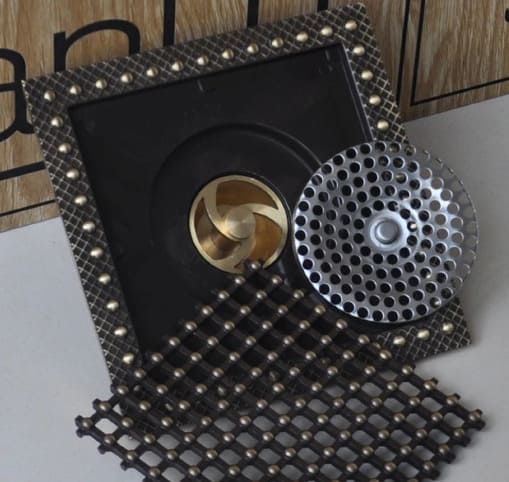 Phễu thoát sàn bằng đồng Kanly GCP15E 