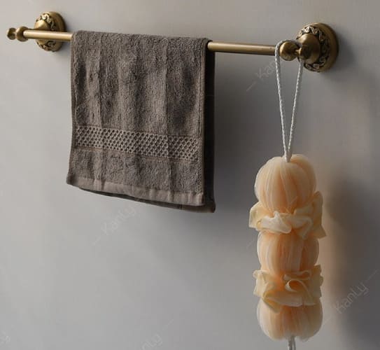 Thanh vắt khăn bằng đồng kiểu cổ Kanly GCH11 