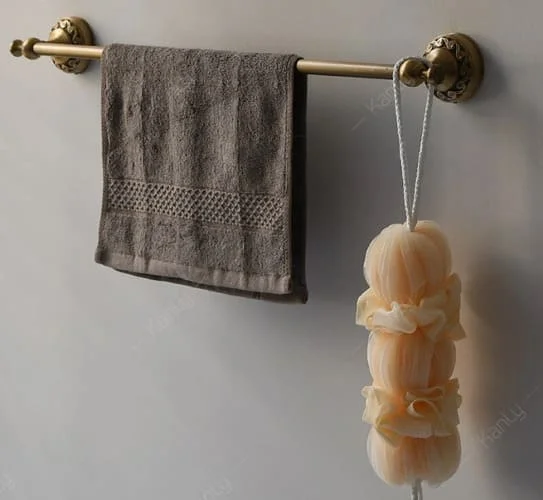 Thanh vắt khăn bằng đồng kiểu cổ Kanly GCH11