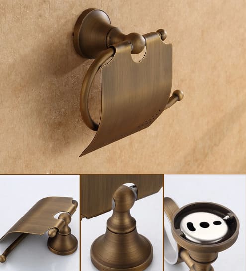 Móc giấy vệ sinh bằng đồng Kanly GCK03