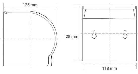 Hộp giấy vệ sinh bằng đồng Kanly GCK10