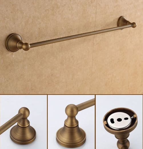 Thanh vắt khăn bằng đồng kiểu cổ Kanly GCK11