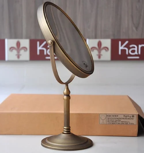 Gương gắn tường khung bằng đồng Kanly GCK19