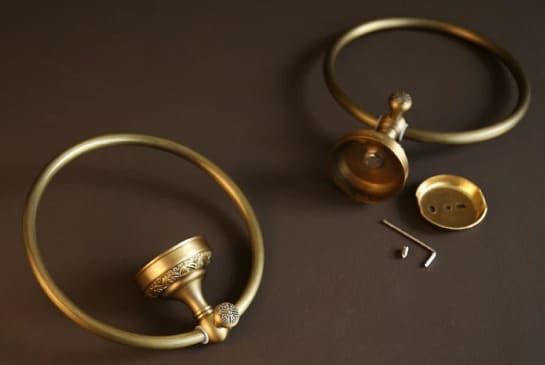 Vòng treo khăn bằng đồng Kanly GCH02