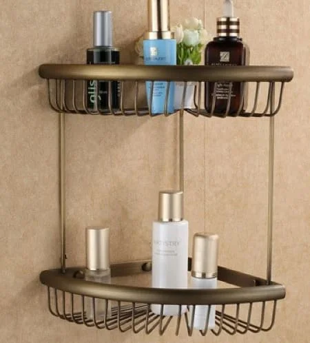 Kệ góc để đồ bằng đồng Kanly GCK28 