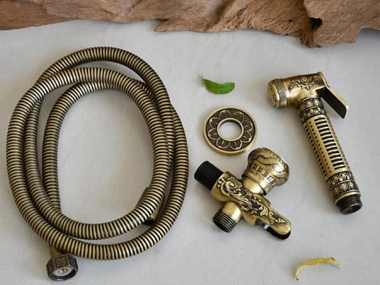 Vòi xịt Toilet bằng đồng cổ điển Kanly GCK23 