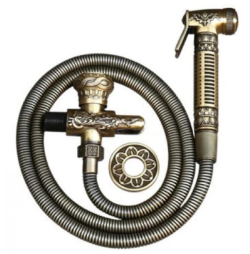 Vòi xịt Toilet bằng đồng cổ điển Kanly GCK23 