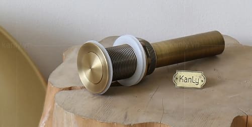 Đầu xả Lavabo bằng đồng Kanly GCX01