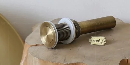 Đầu xả Lavabo bằng đồng Kanly GCX01