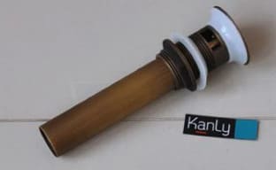 Đầu xả Nhấn Lavabo bằng đồng Kanly GCX02