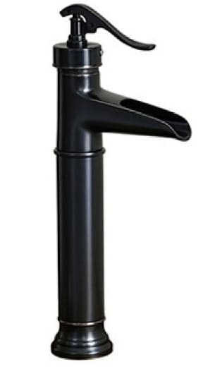 Vòi lavabo nóng lạnh màu đen Kanly GCA04B 