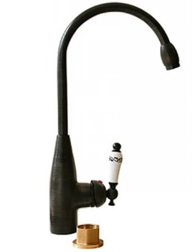 Vòi rửa bát nóng lạnh màu đen Kanly GCC01B 