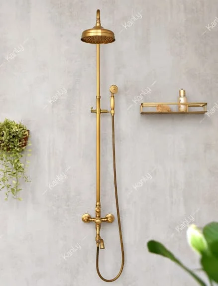 Sen tắm đứng nóng lạnh bằng đồng Kanly GCS11