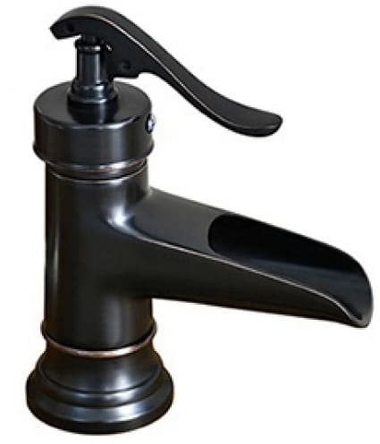 Vòi lavabo nóng lạnh màu đen Kanly GCV04B 