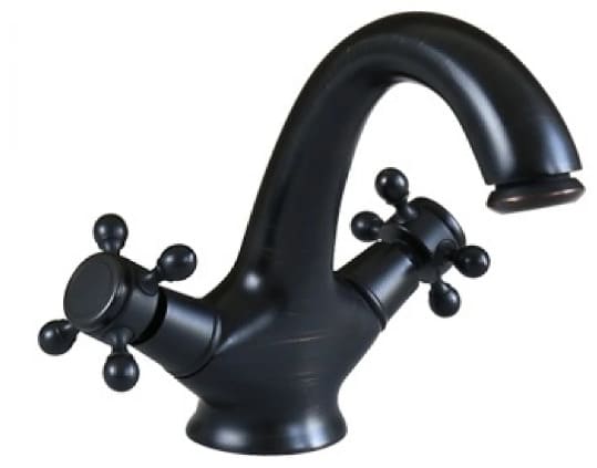 Vòi lavabo nóng lạnh màu đen Kanly GCV05B 