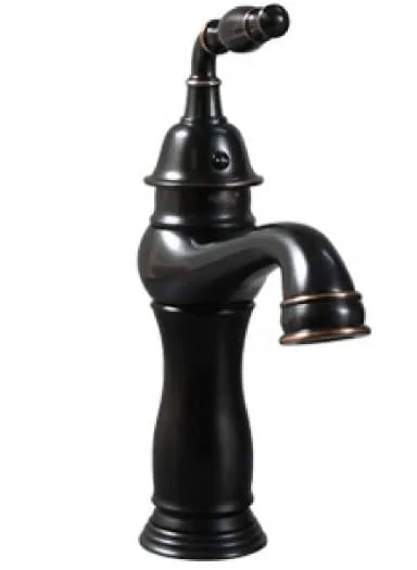 Vòi lavabo nóng lạnh màu đen Kanly GCV14B 