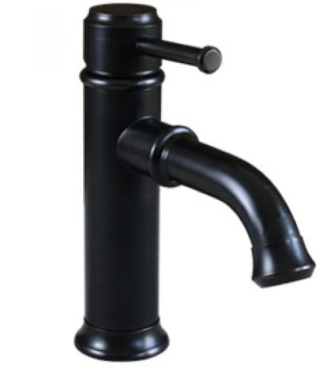 Vòi lavabo nóng lạnh màu đen Kanly GCV20B 