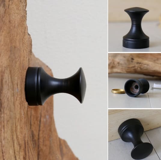 Móc treo áo bằng đồng màu đen Kanly GCK01IB 