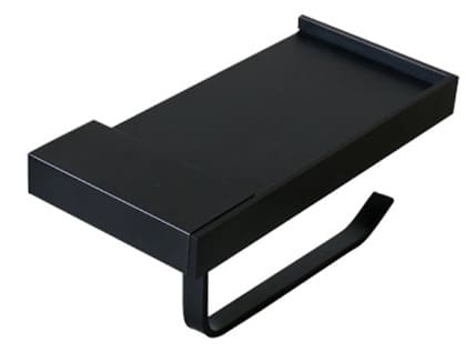 Móc giấy vệ sinh bằng đồng màu đen Kanly GCK033B