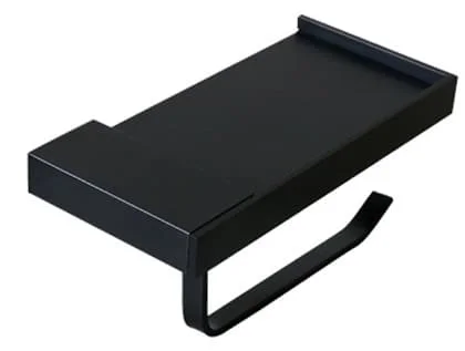 Móc giấy vệ sinh bằng đồng màu đen Kanly GCK033B