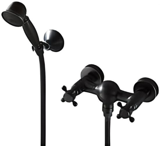 Sen tắm nóng lạnh bằng đồng màu đen Kanly GCS17B 