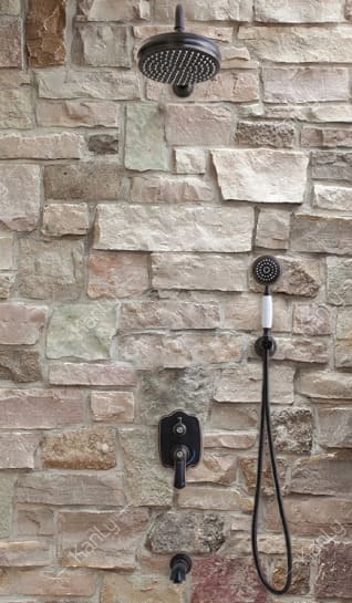 Sen tắm âm tường nóng lạnh bằng đồng Kanly GCS78B 