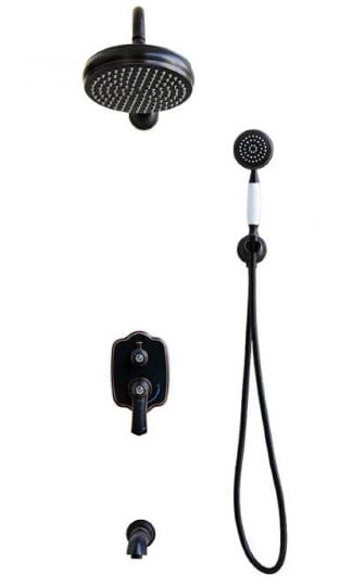 Sen tắm âm tường nóng lạnh bằng đồng Kanly GCS78B 