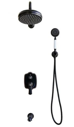 Sen tắm âm tường nóng lạnh bằng đồng Kanly GCS78B 